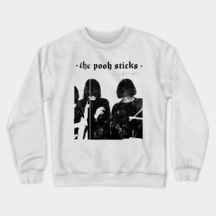 The Pooh Sticks  - - - Original Glitch Style Fan Art Crewneck Sweatshirt